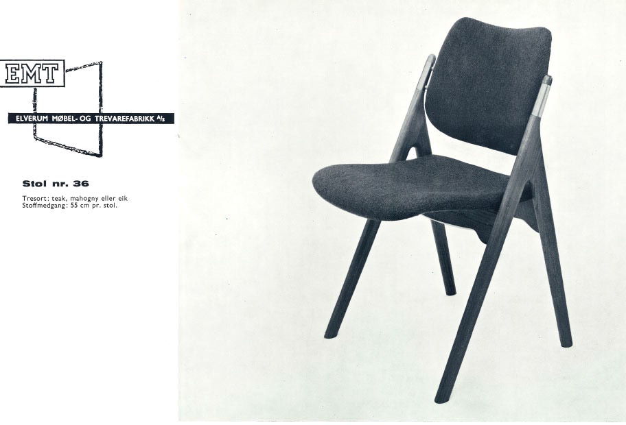 Vintage Norwegian Chair by Olav Haug - Teak & Boucle