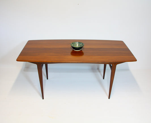 SOLD - Solid Afromosia Vintage Dining Table by Younger c.1960