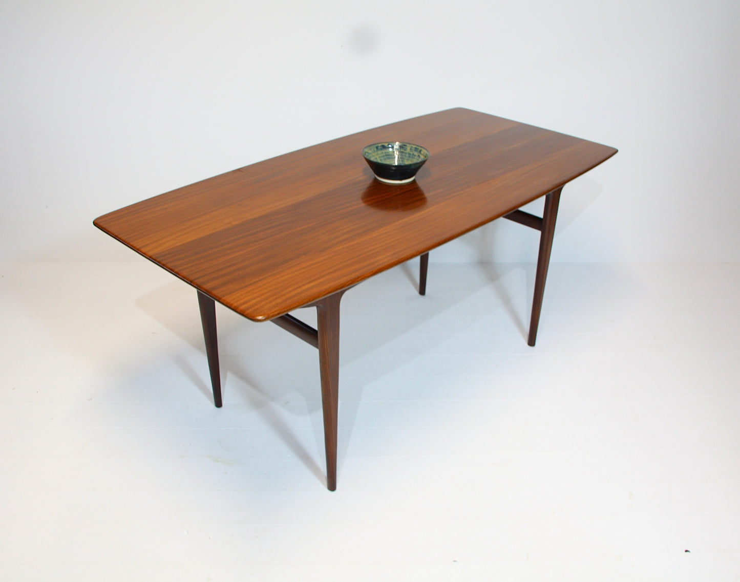 SOLD - Solid Afromosia Vintage Dining Table by Younger c.1960