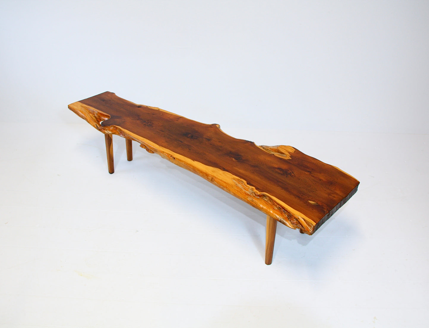Reynolds of Ludlow Live Edge Coffee Table - Yew c.1960