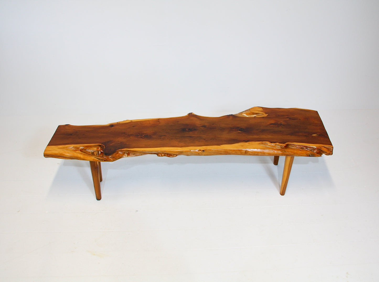 Reynolds of Ludlow Live Edge Coffee Table - Yew c.1960