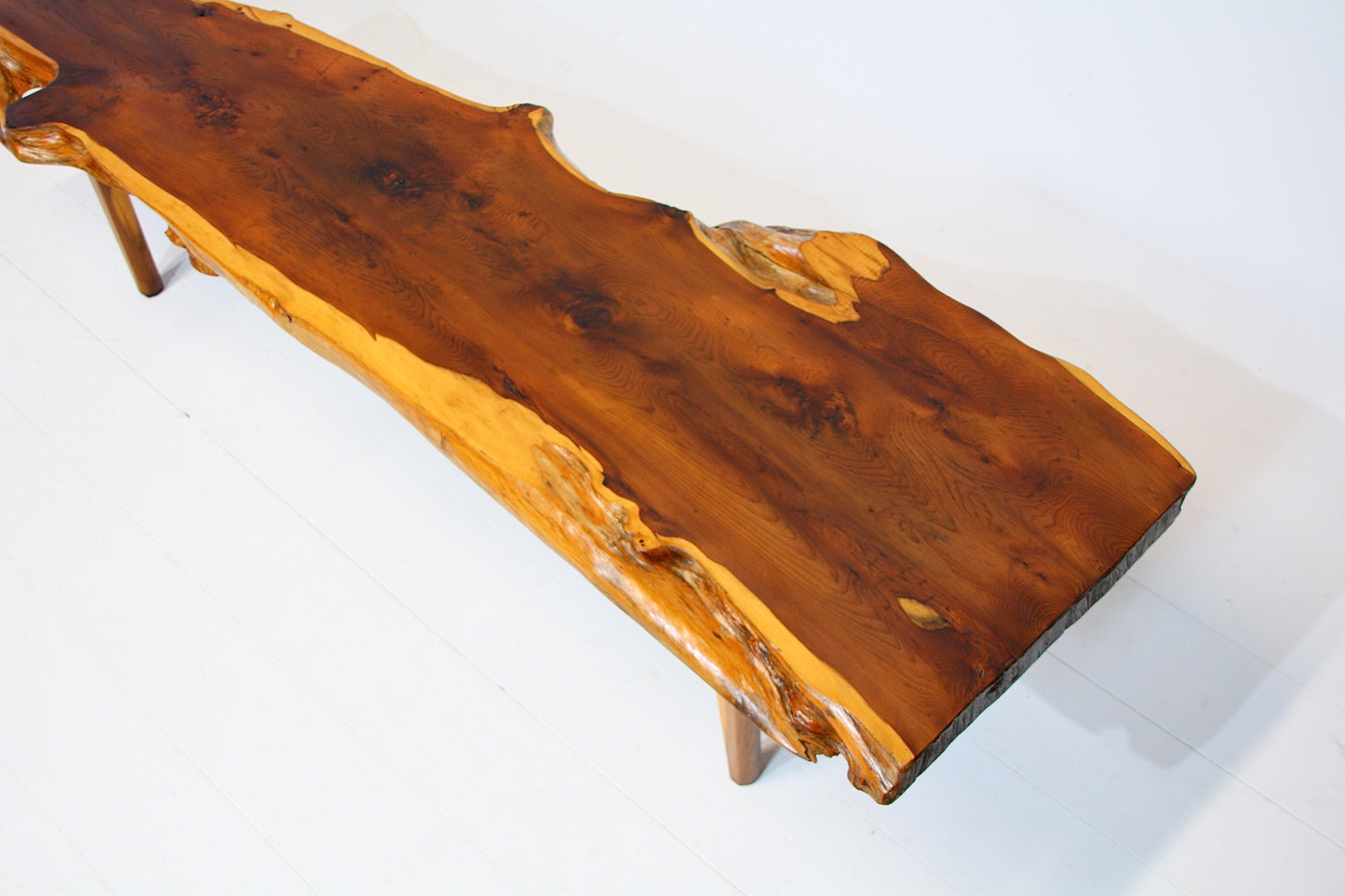 Reynolds of Ludlow Live Edge Coffee Table - Yew c.1960