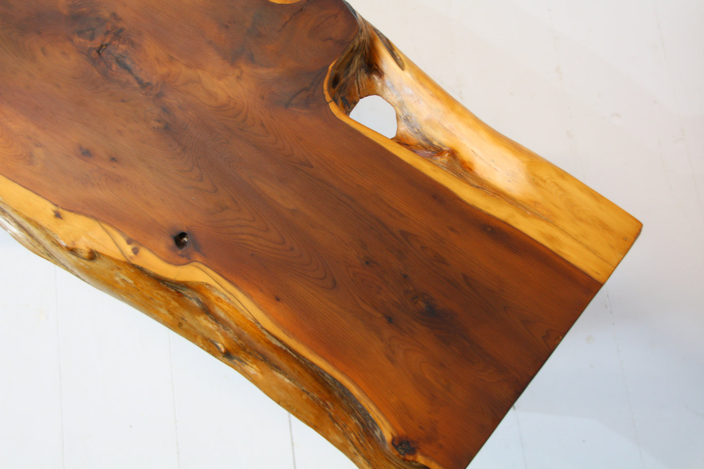 Reynolds of Ludlow Live Edge Coffee Table - Yew c.1960