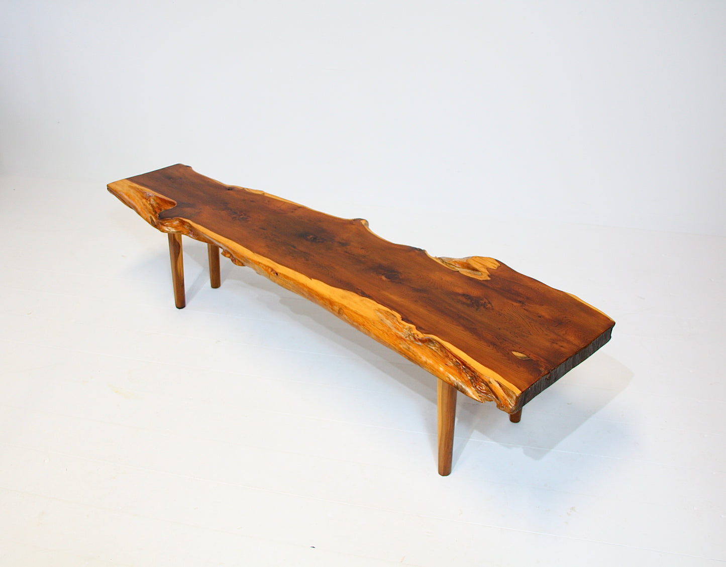 Reynolds of Ludlow Live Edge Coffee Table - Yew c.1960