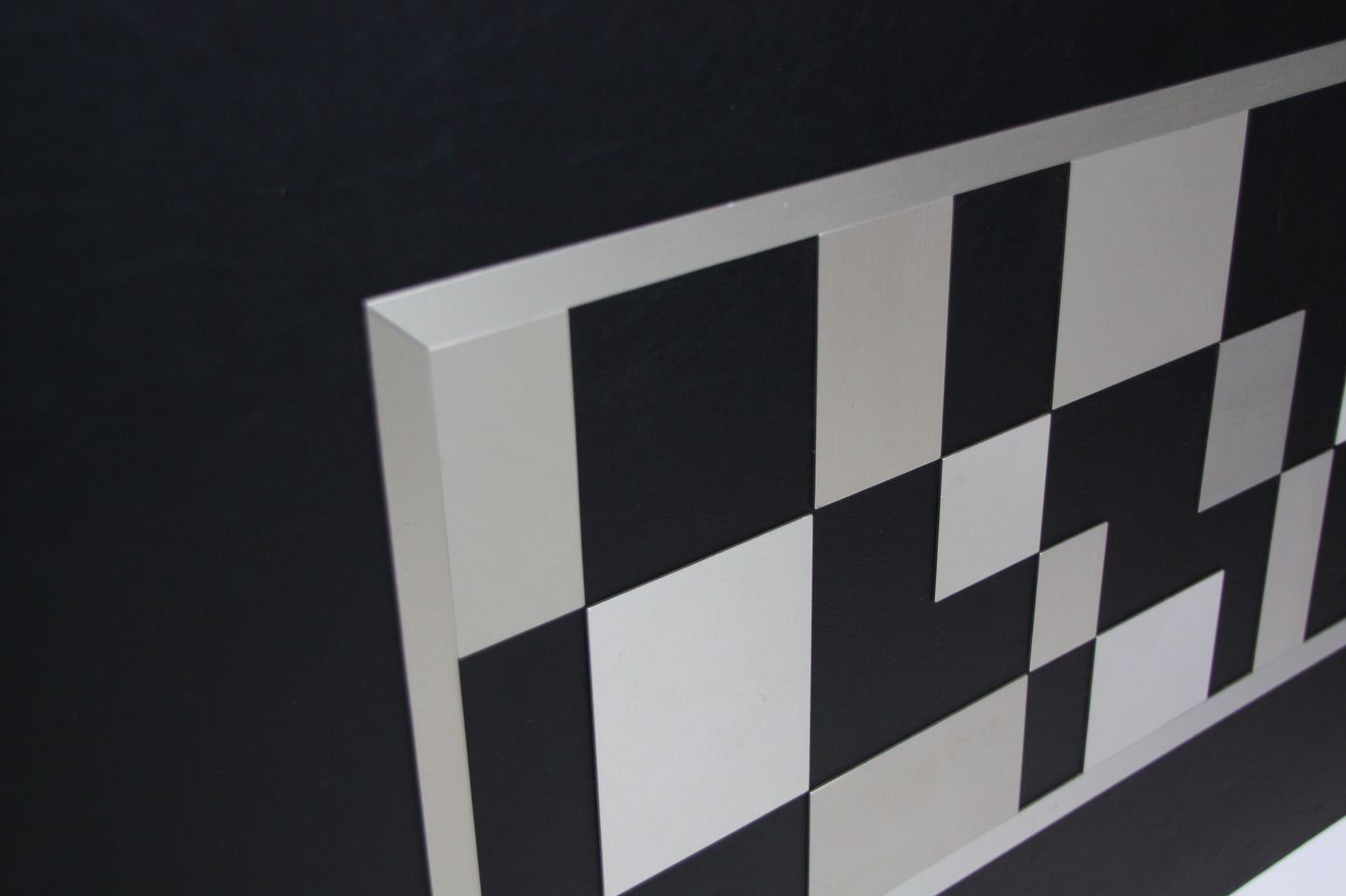 Abstract Aluminium and Vinyl Artwork by B.A Moseley 1977