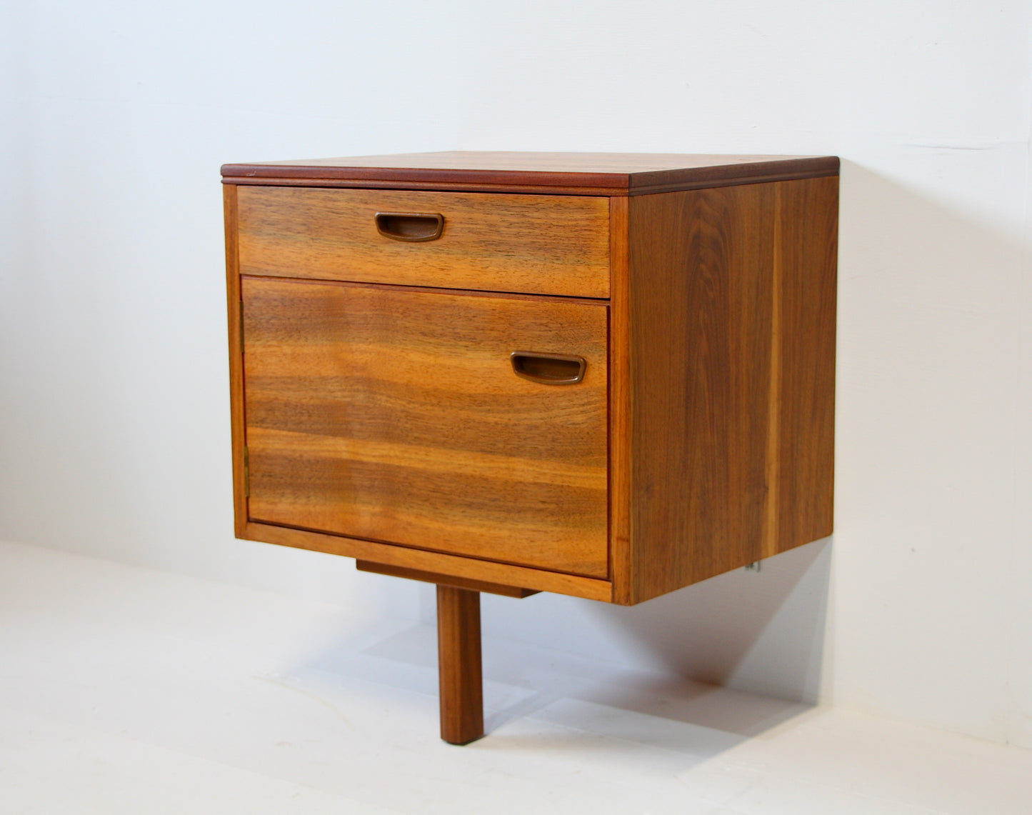SOLD - Walnut Bedside Tables by Alfred Cox c.1960