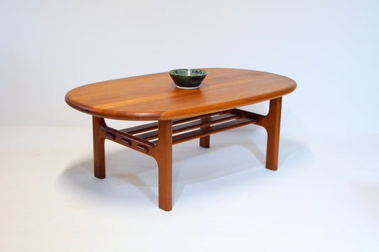 Vintage Solid Teak Coffee Table by Arrebo Mobler
