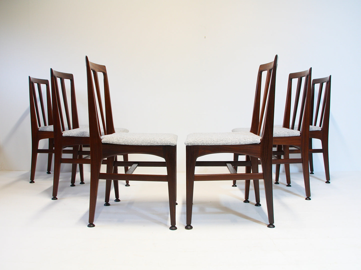 6 Mid Century Dining Chairs by Younger c.1960