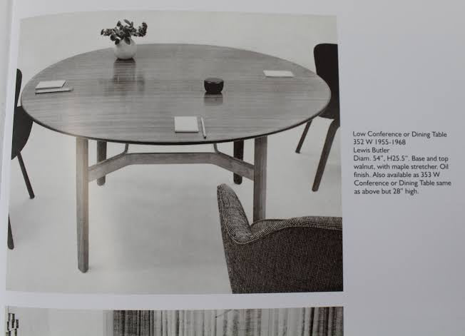 Knoll Low Dining Table by Lewis Butler 1955-1968 - Teak