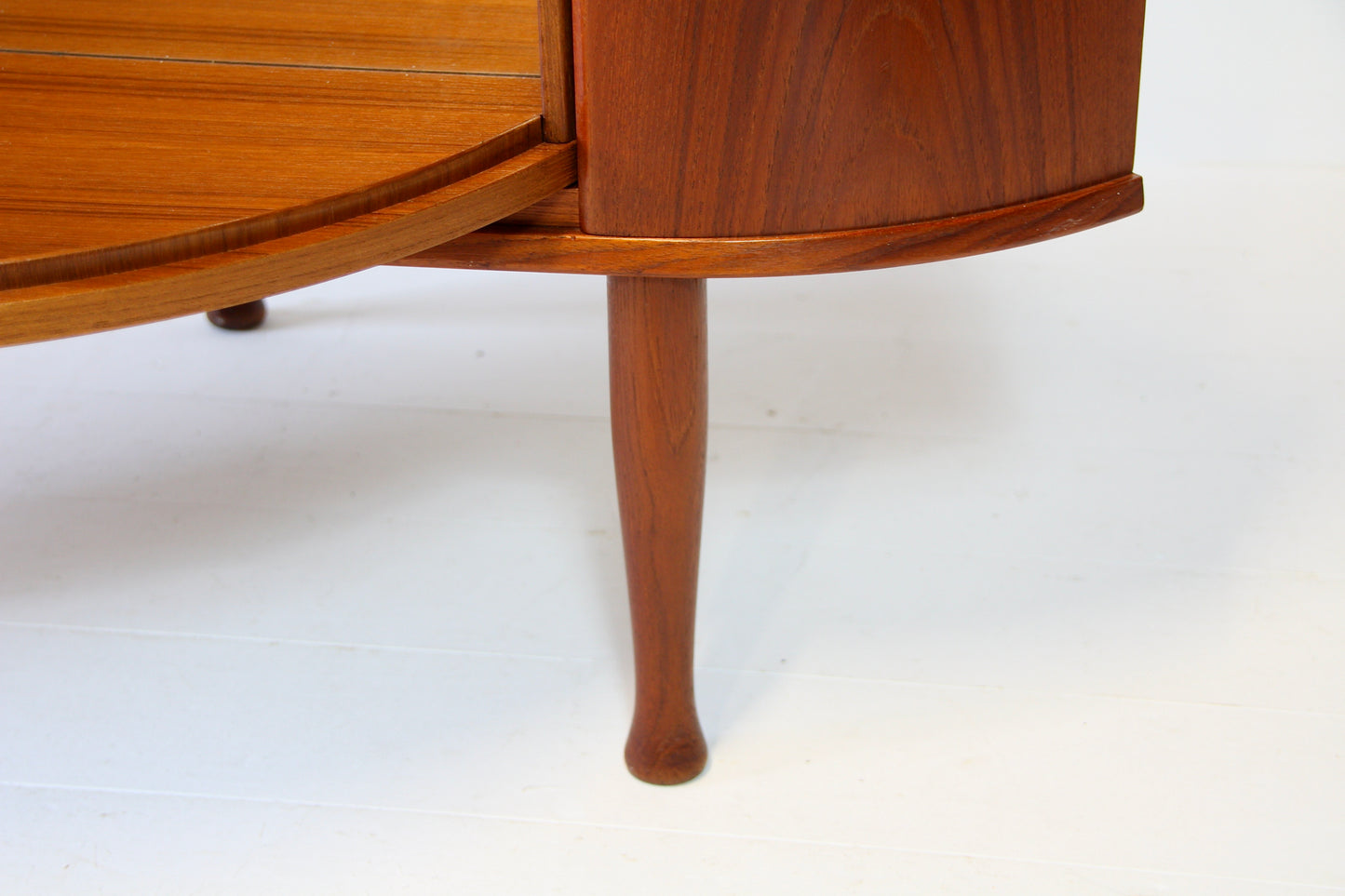 SOLD - Norwegian Revolving Corner Drinks Cabinet - Teak, 1960s