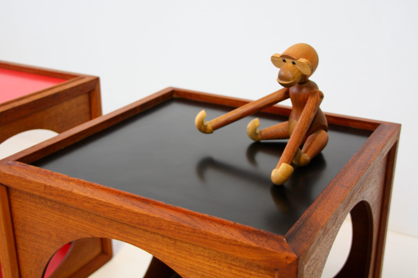 SOLD - Vintage Japanese Hako Tables by Yoshiteru Hara - Teak 1967