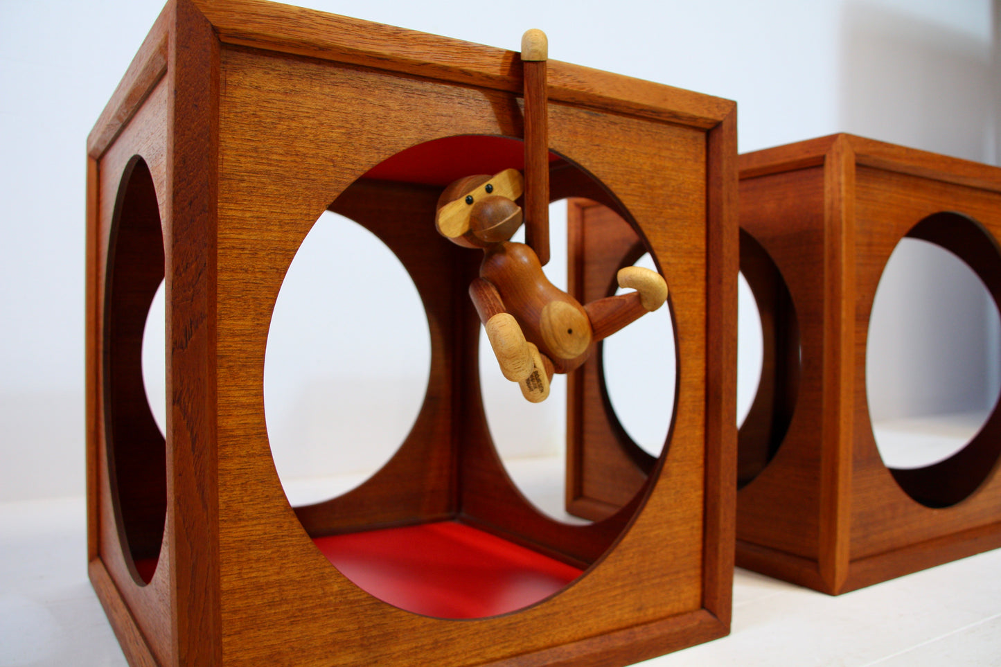 SOLD - Vintage Japanese Hako Tables by Yoshiteru Hara - Teak 1967