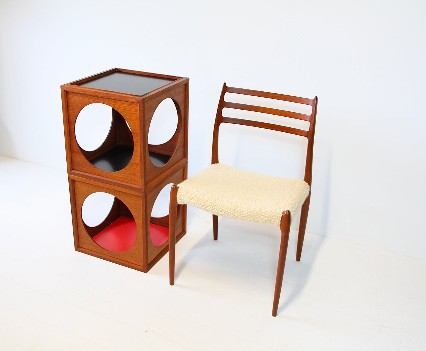 SOLD - Vintage Japanese Hako Tables by Yoshiteru Hara - Teak 1967