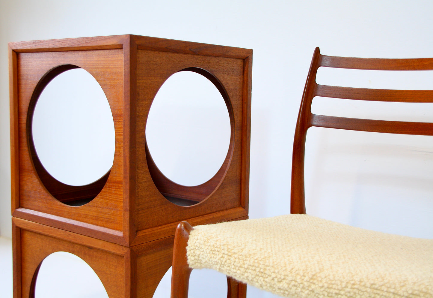 SOLD - Vintage Japanese Hako Tables by Yoshiteru Hara - Teak 1967