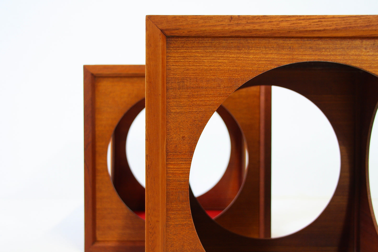 SOLD - Vintage Japanese Hako Tables by Yoshiteru Hara - Teak 1967