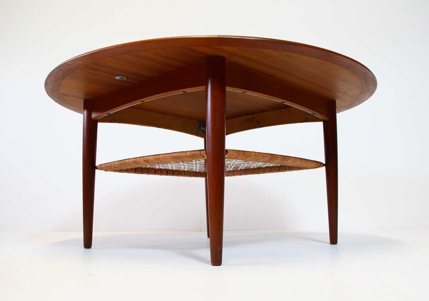 Circular Teak Coffee Table by Johannes Andersen - c.1960