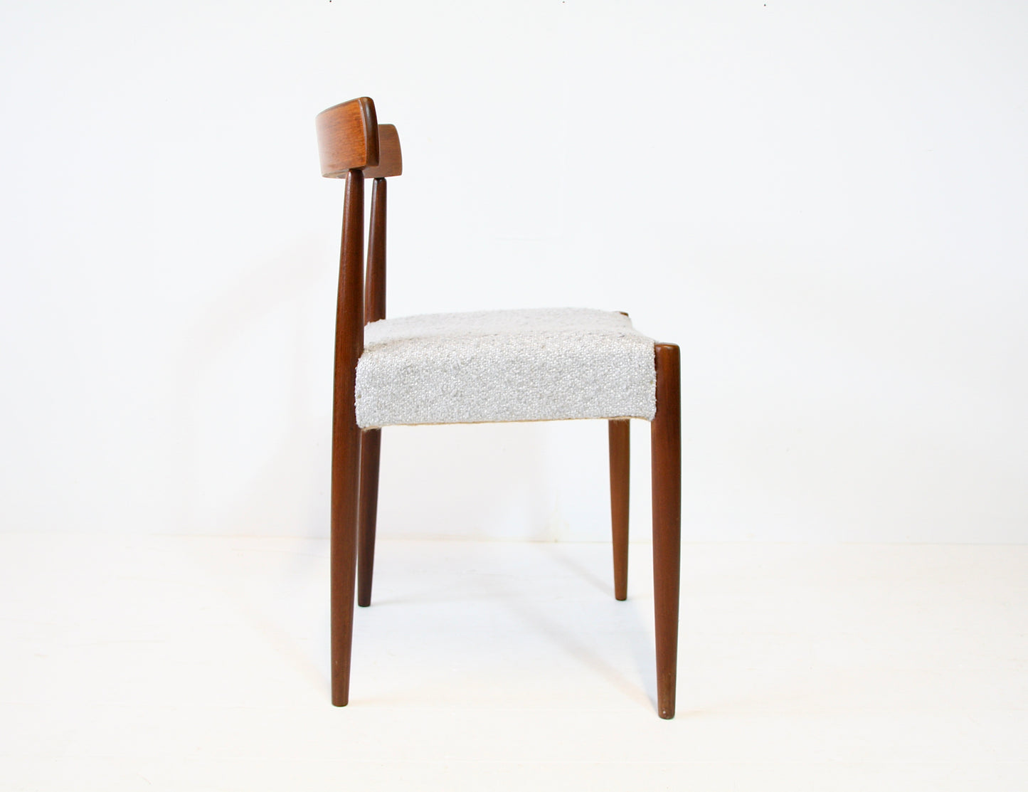 Vintage Chair by Arne Hovmand Olsen - Teak & Boucle
