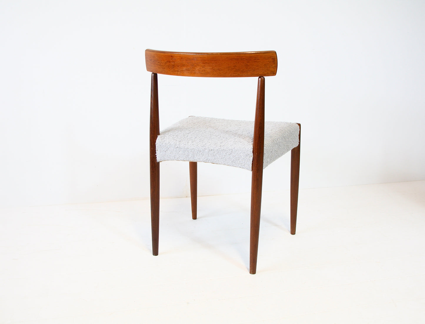 Vintage Chair by Arne Hovmand Olsen - Teak & Boucle