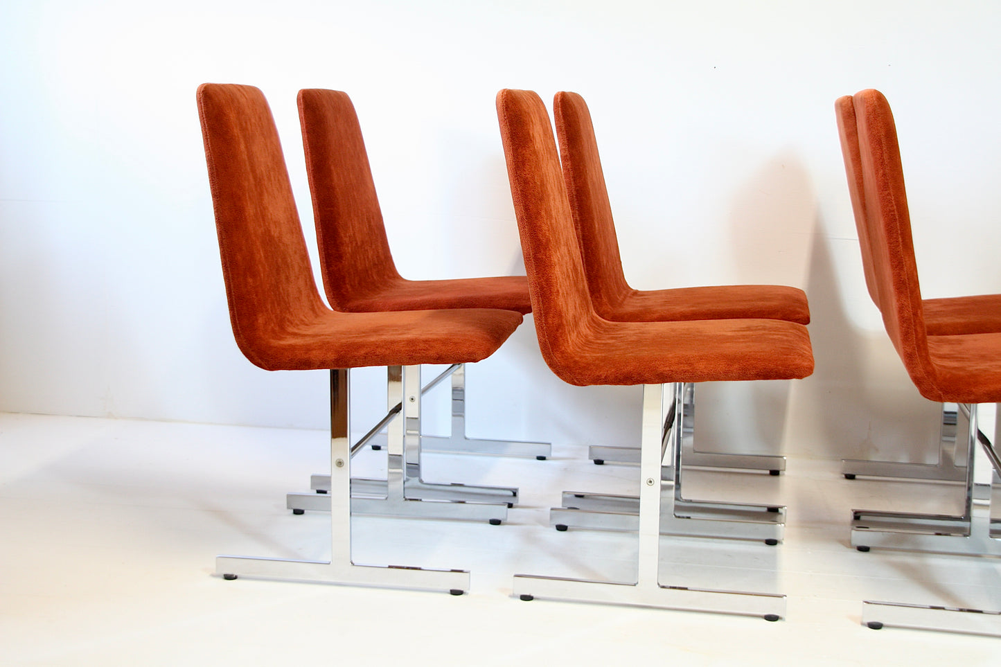 SOLD - 8 Vintage Lisse Dining Chairs by Tim Bates for Pieff 1970s