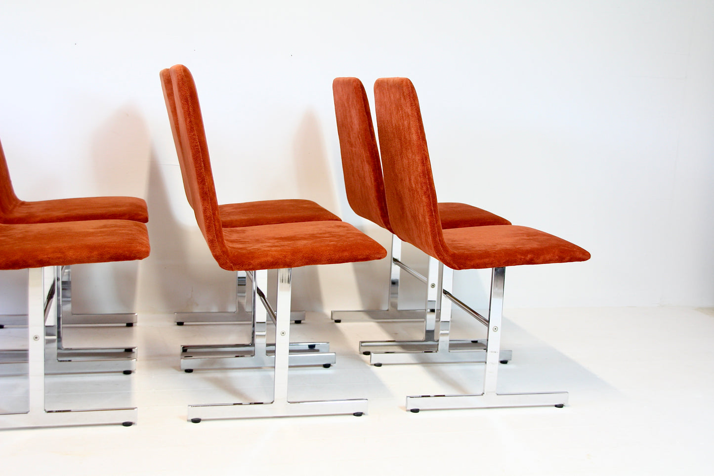 SOLD - 8 Vintage Lisse Dining Chairs by Tim Bates for Pieff 1970s