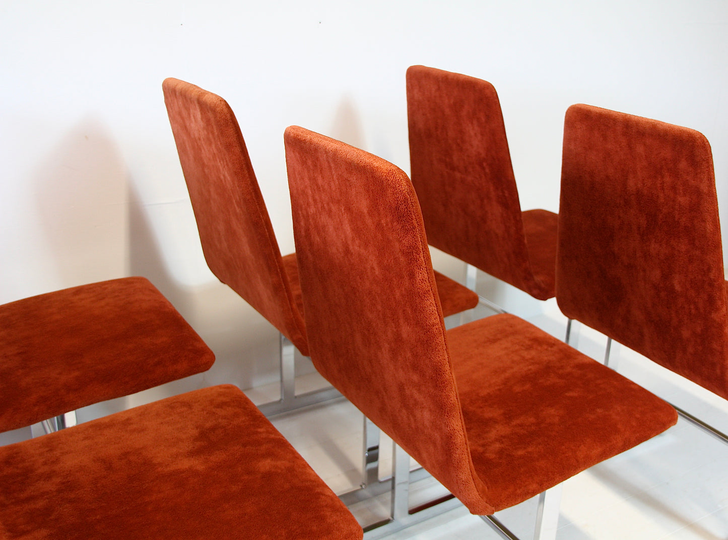 SOLD - 8 Vintage Lisse Dining Chairs by Tim Bates for Pieff 1970s