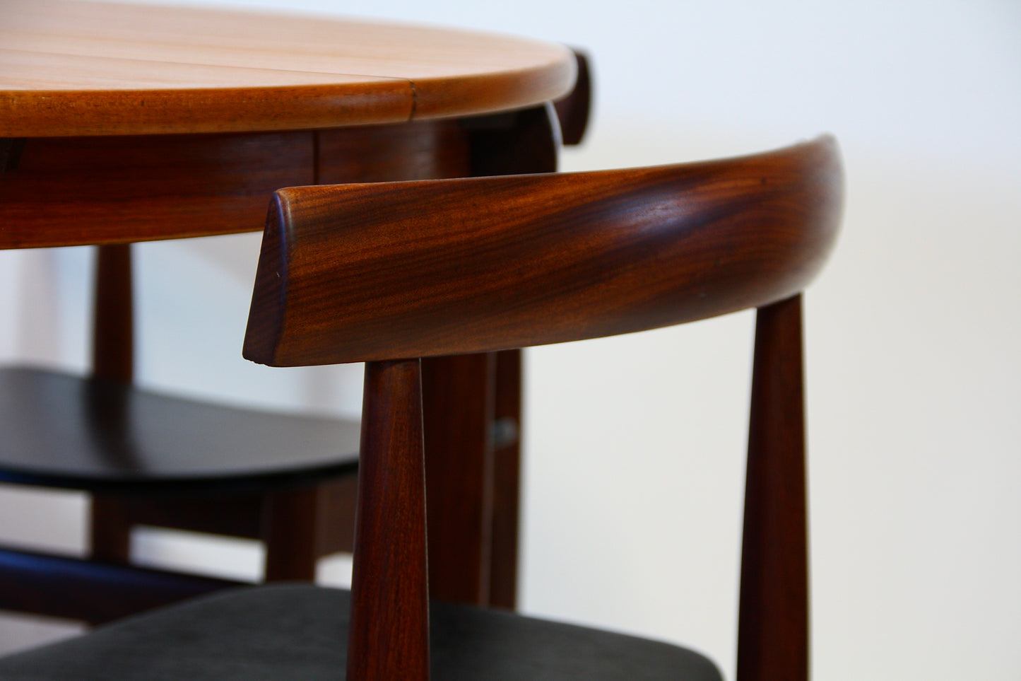 SOLD - Roundette Danish Dining Table & Chairs by Hans Olsen - c.1952