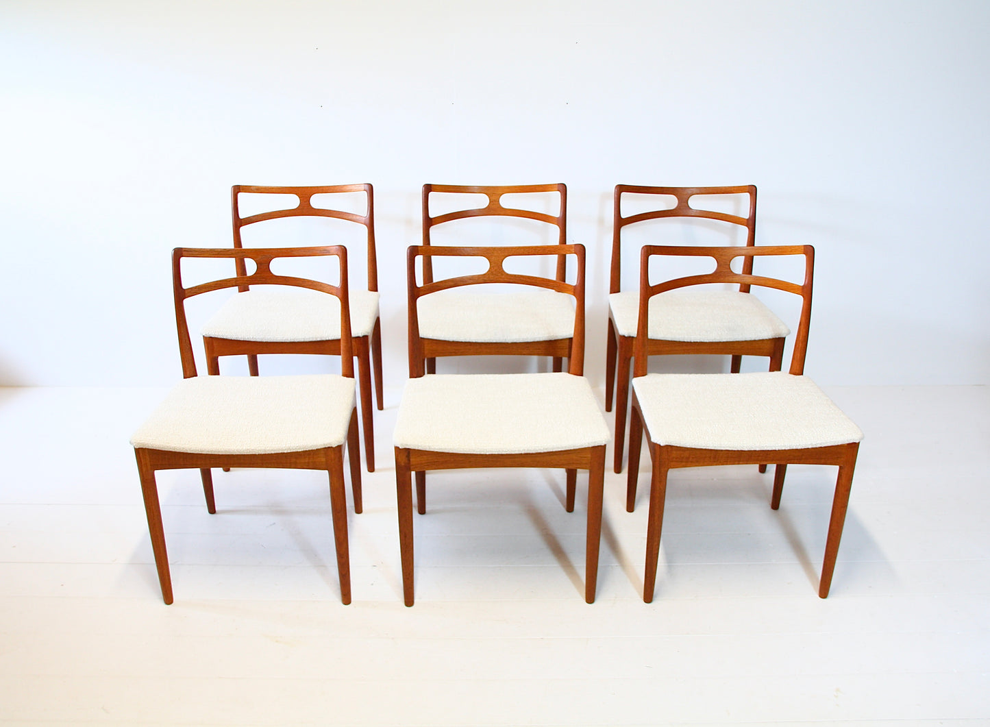 SOLD - 6 Model 94 Dining Chairs by Johannes Andersen - Teak
