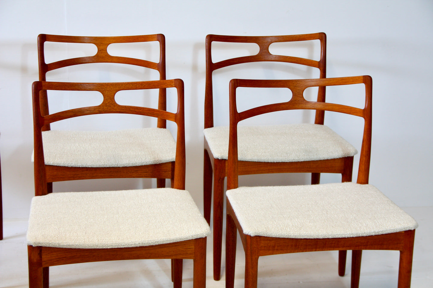 SOLD - 6 Model 94 Dining Chairs by Johannes Andersen - Teak