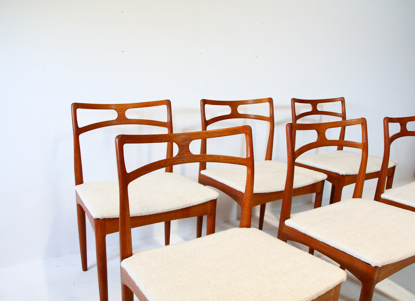 SOLD - 6 Model 94 Dining Chairs by Johannes Andersen - Teak