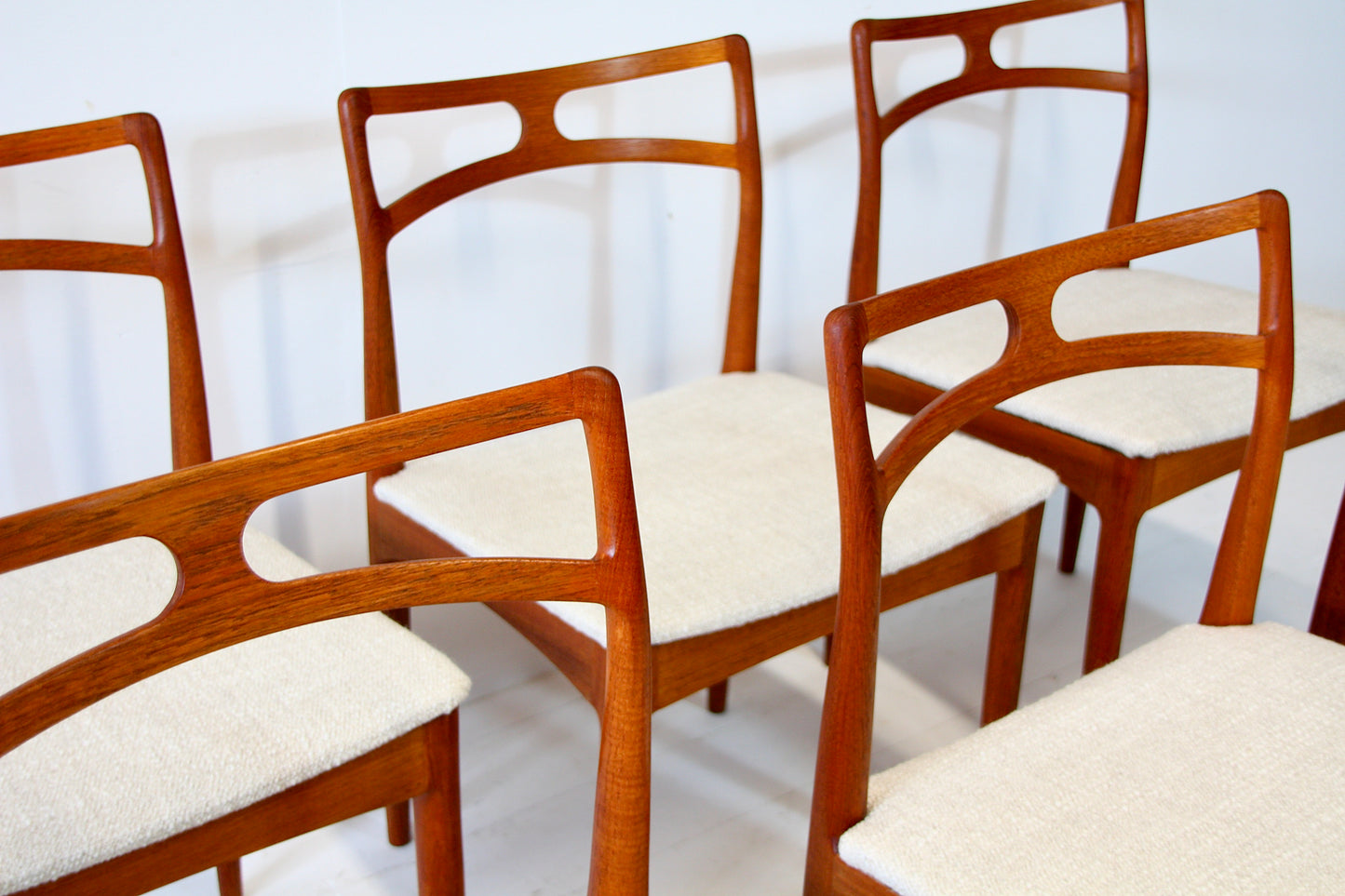 SOLD - 6 Model 94 Dining Chairs by Johannes Andersen - Teak