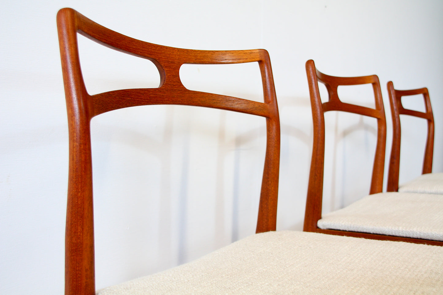 SOLD - 6 Model 94 Dining Chairs by Johannes Andersen - Teak