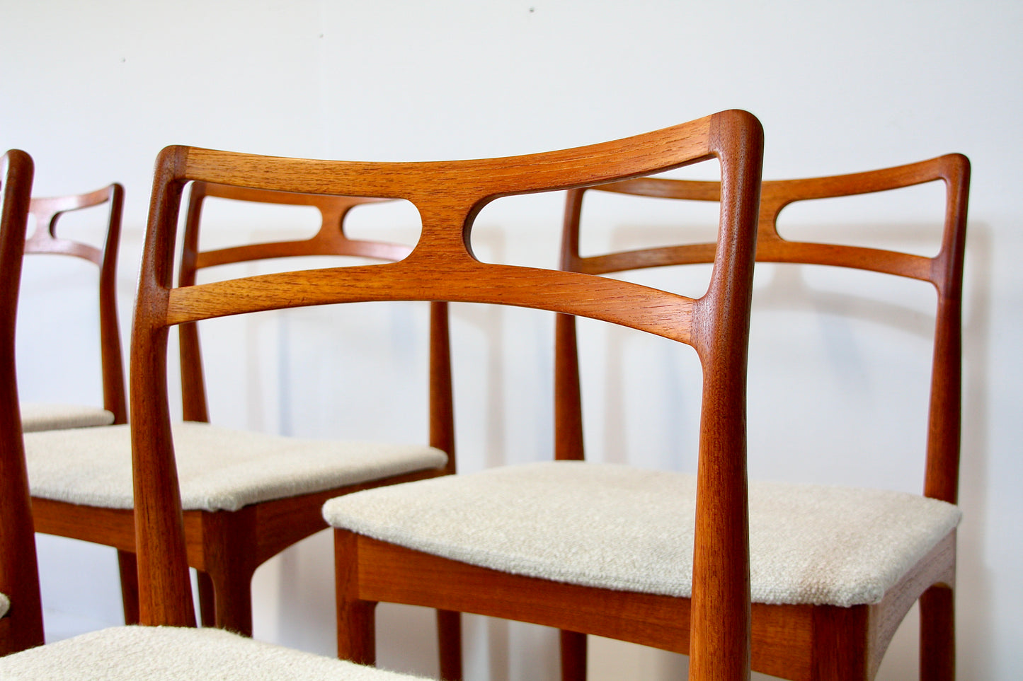 SOLD - 6 Model 94 Dining Chairs by Johannes Andersen - Teak