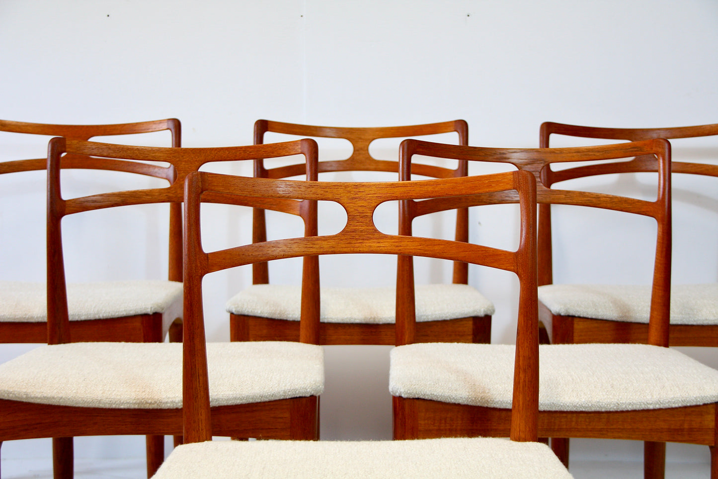 SOLD - 6 Model 94 Dining Chairs by Johannes Andersen - Teak