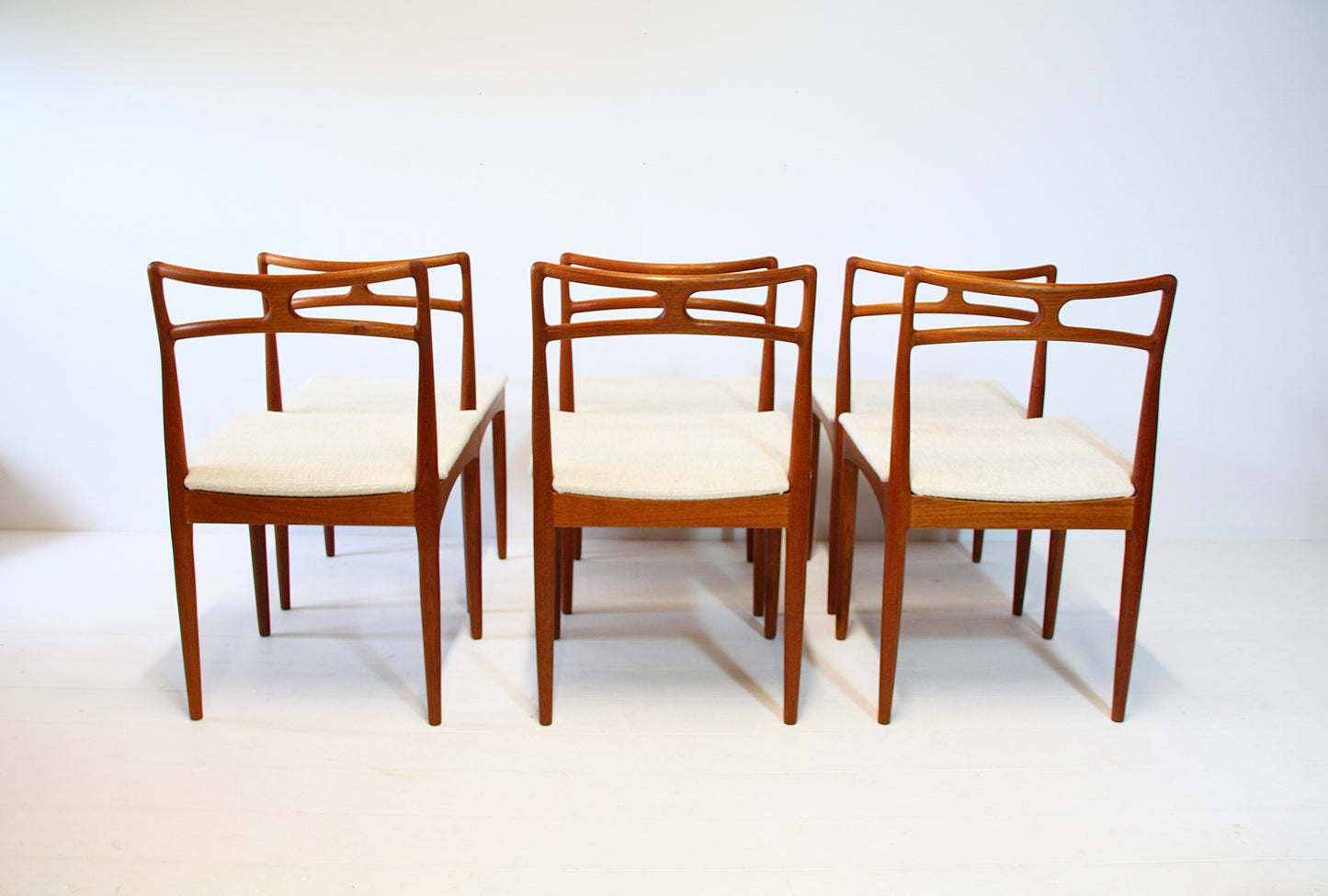 SOLD - 6 Model 94 Dining Chairs by Johannes Andersen - Teak