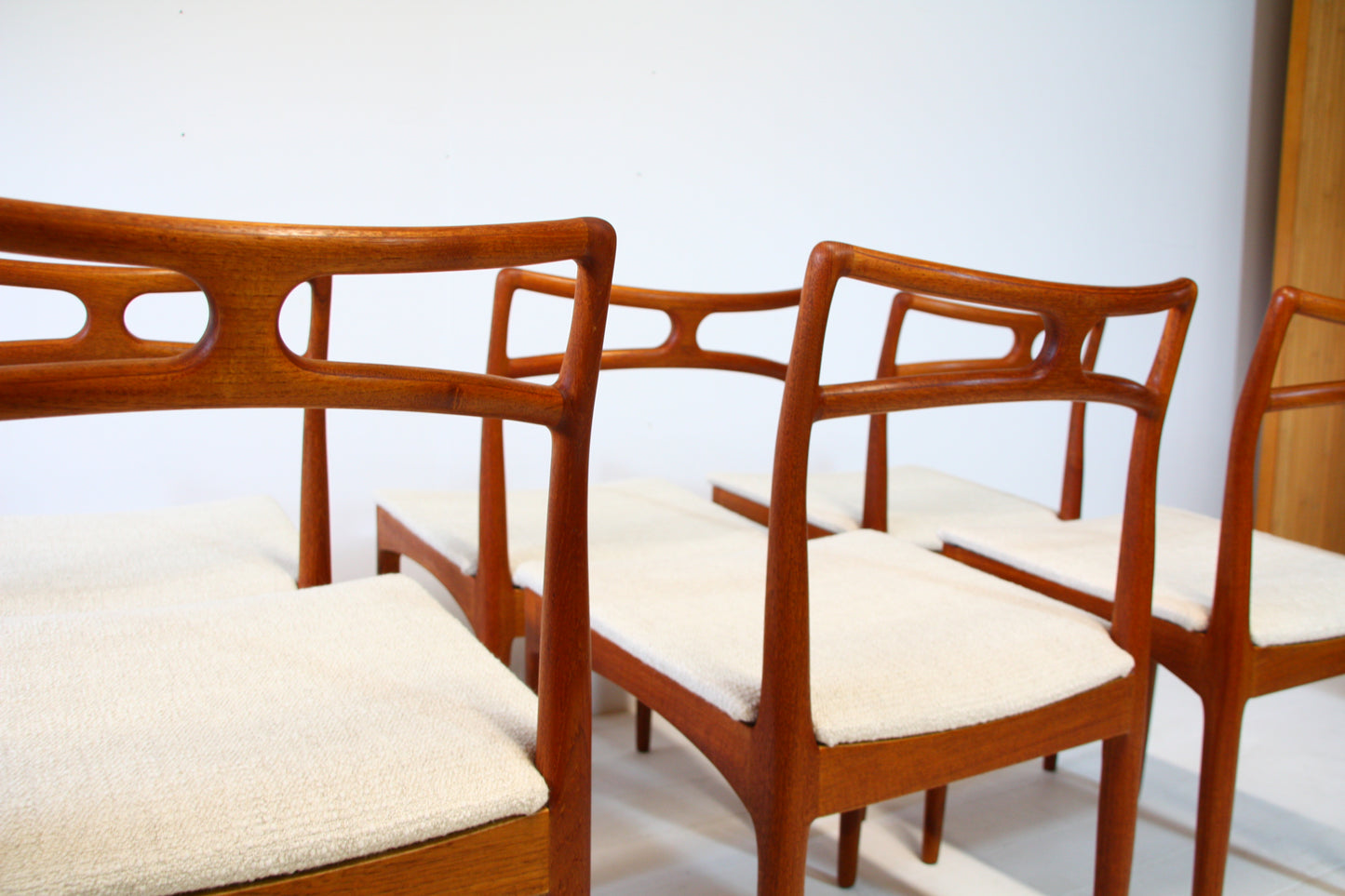 SOLD - 6 Model 94 Dining Chairs by Johannes Andersen - Teak