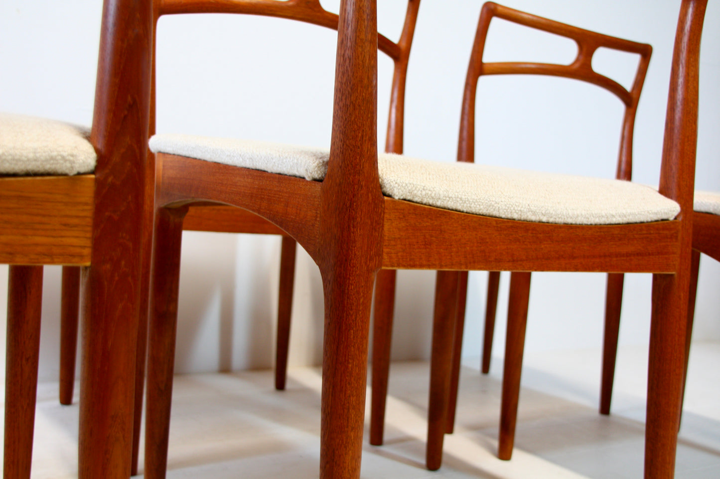 SOLD - 6 Model 94 Dining Chairs by Johannes Andersen - Teak