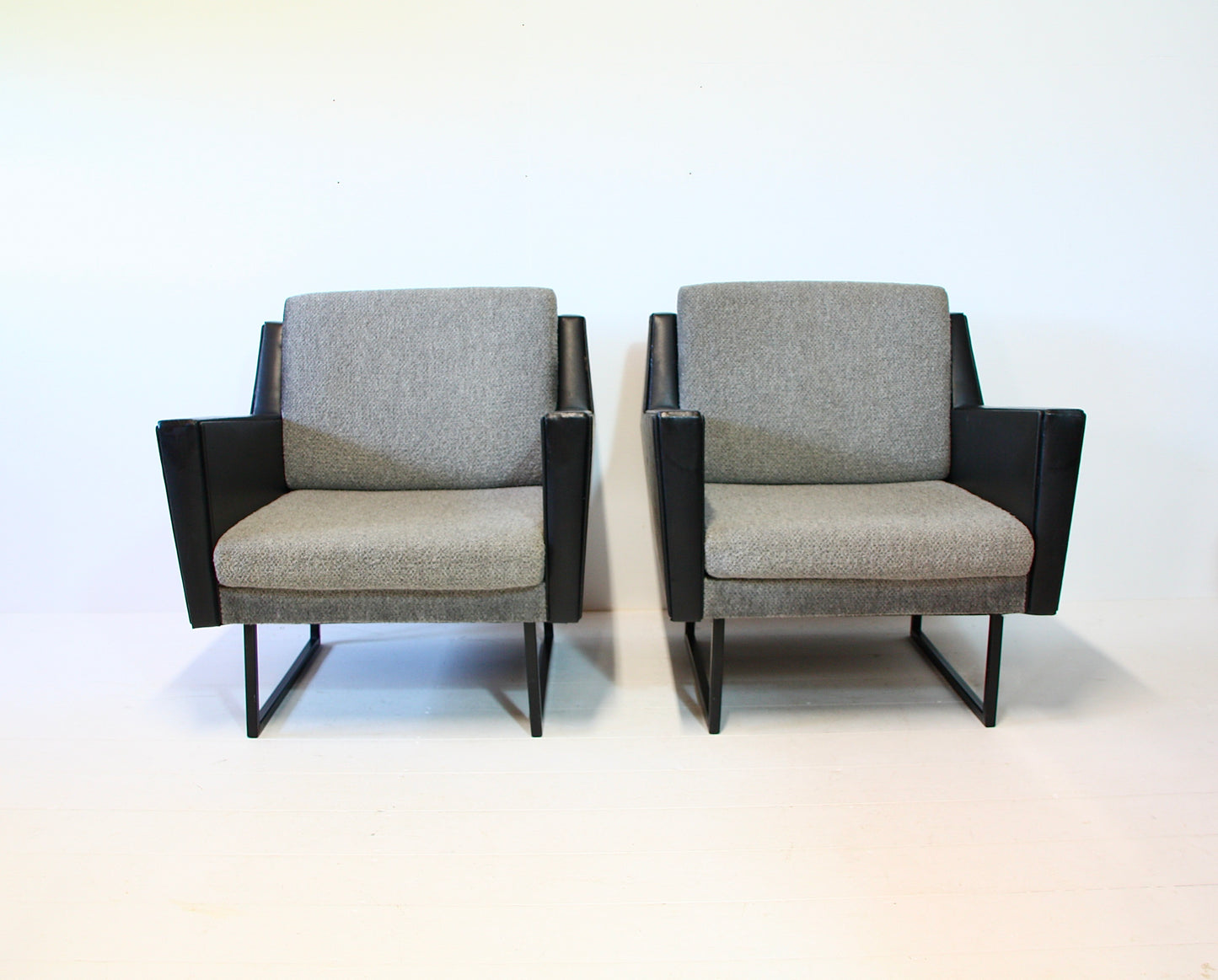 Pair of Mid Century Czech Armchairs 1960s