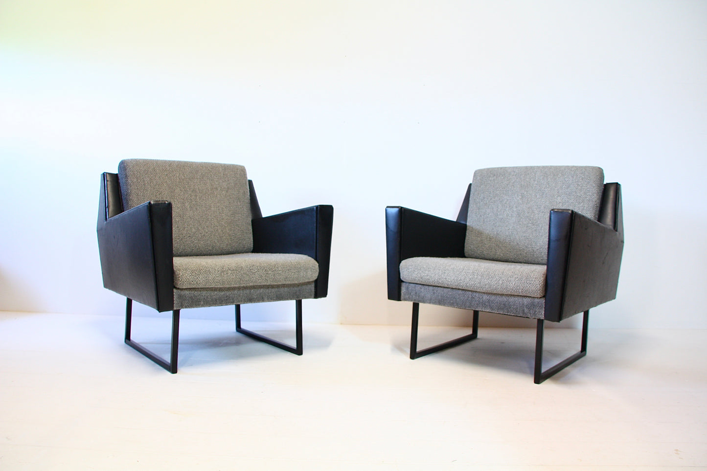 Pair of Mid Century Czech Armchairs 1960s