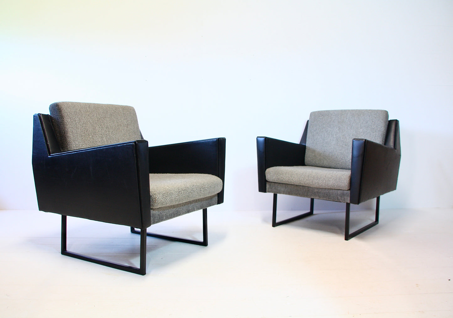Pair of Mid Century Czech Armchairs 1960s