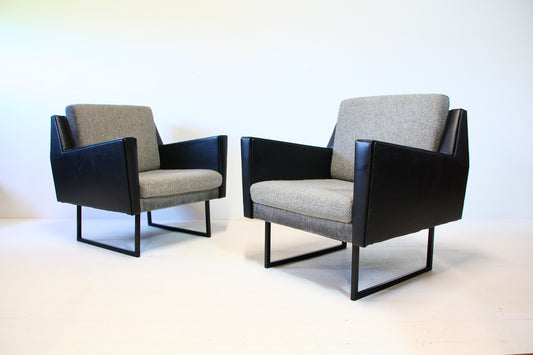 Pair of Mid Century Czech Armchairs 1960s