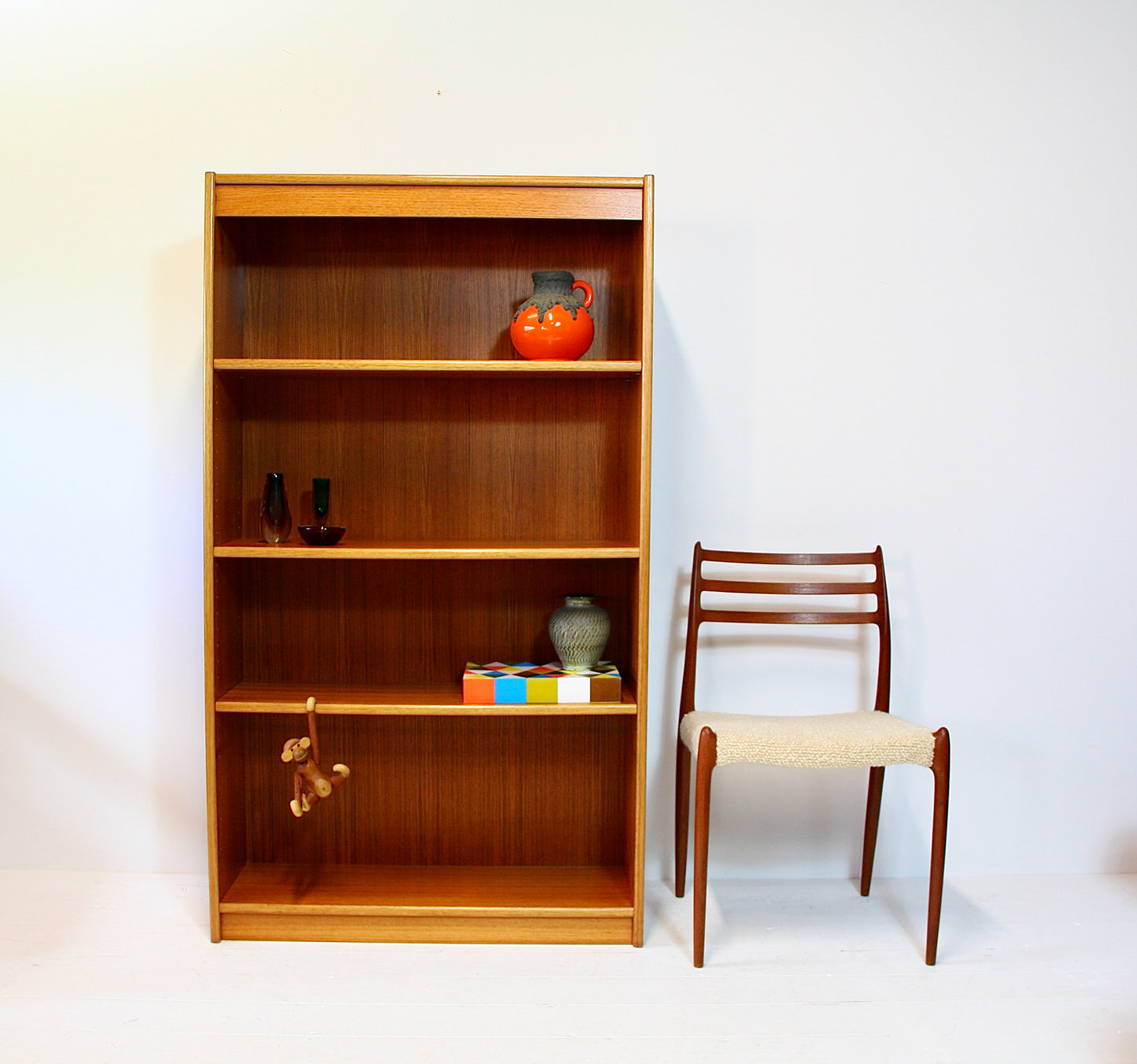 SOLD - Danish Mid Century Bookcase - Teak 1960s