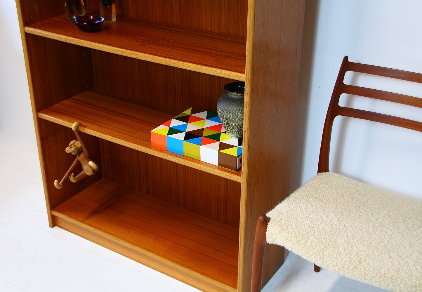 SOLD - Danish Mid Century Bookcase - Teak 1960s