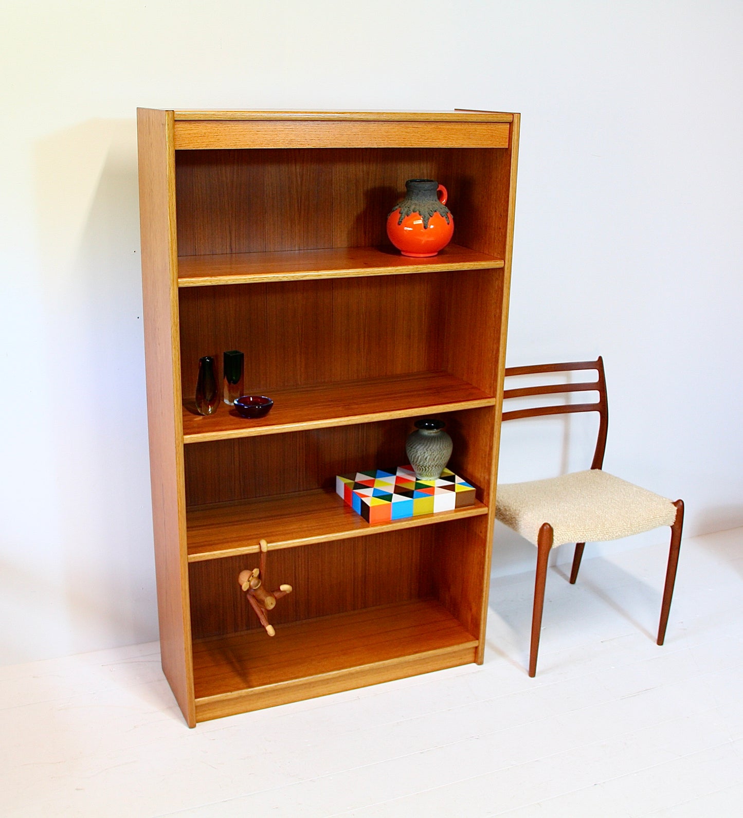 SOLD - Danish Mid Century Bookcase - Teak 1960s