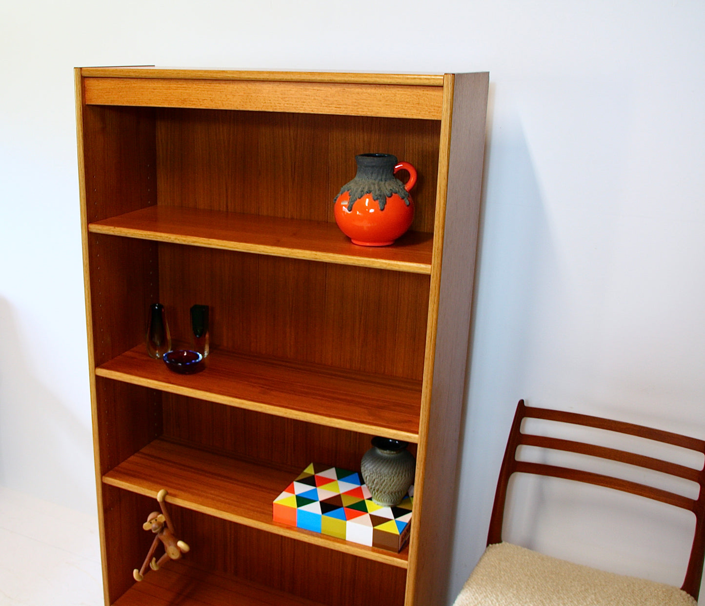 SOLD - Danish Mid Century Bookcase - Teak 1960s