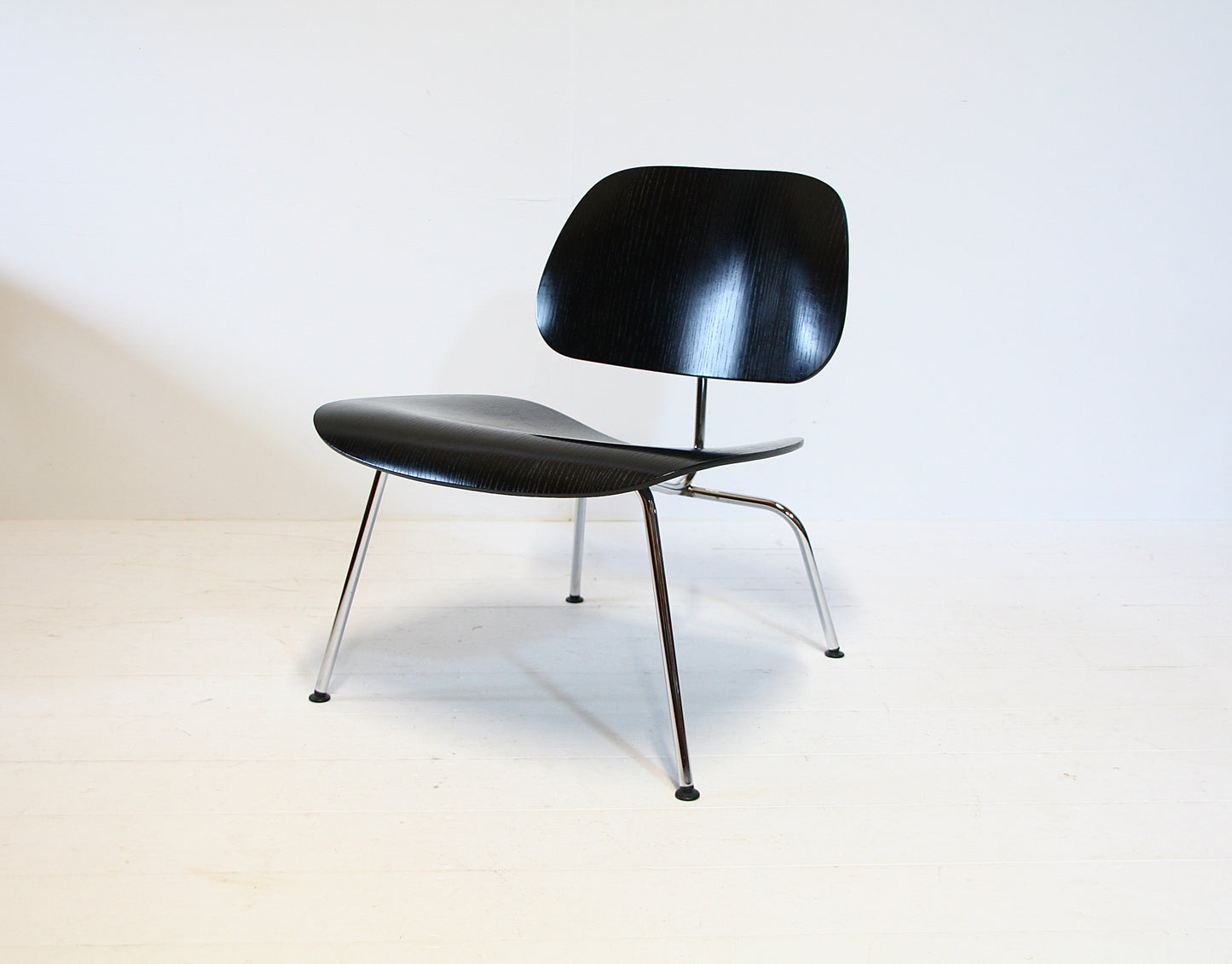 Eames LCM Lounge Chair in Black Ash & Chrome - Vitra