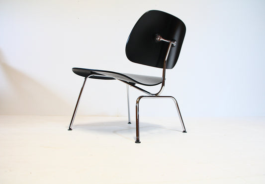 Eames LCM Lounge Chair in Black Ash & Chrome - Vitra