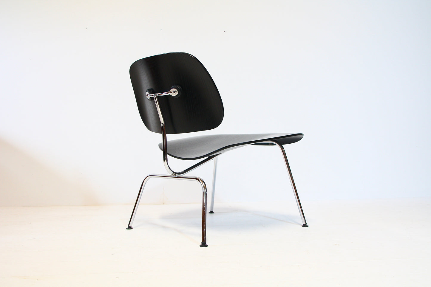 Eames LCM Lounge Chair in Black Ash & Chrome - Vitra