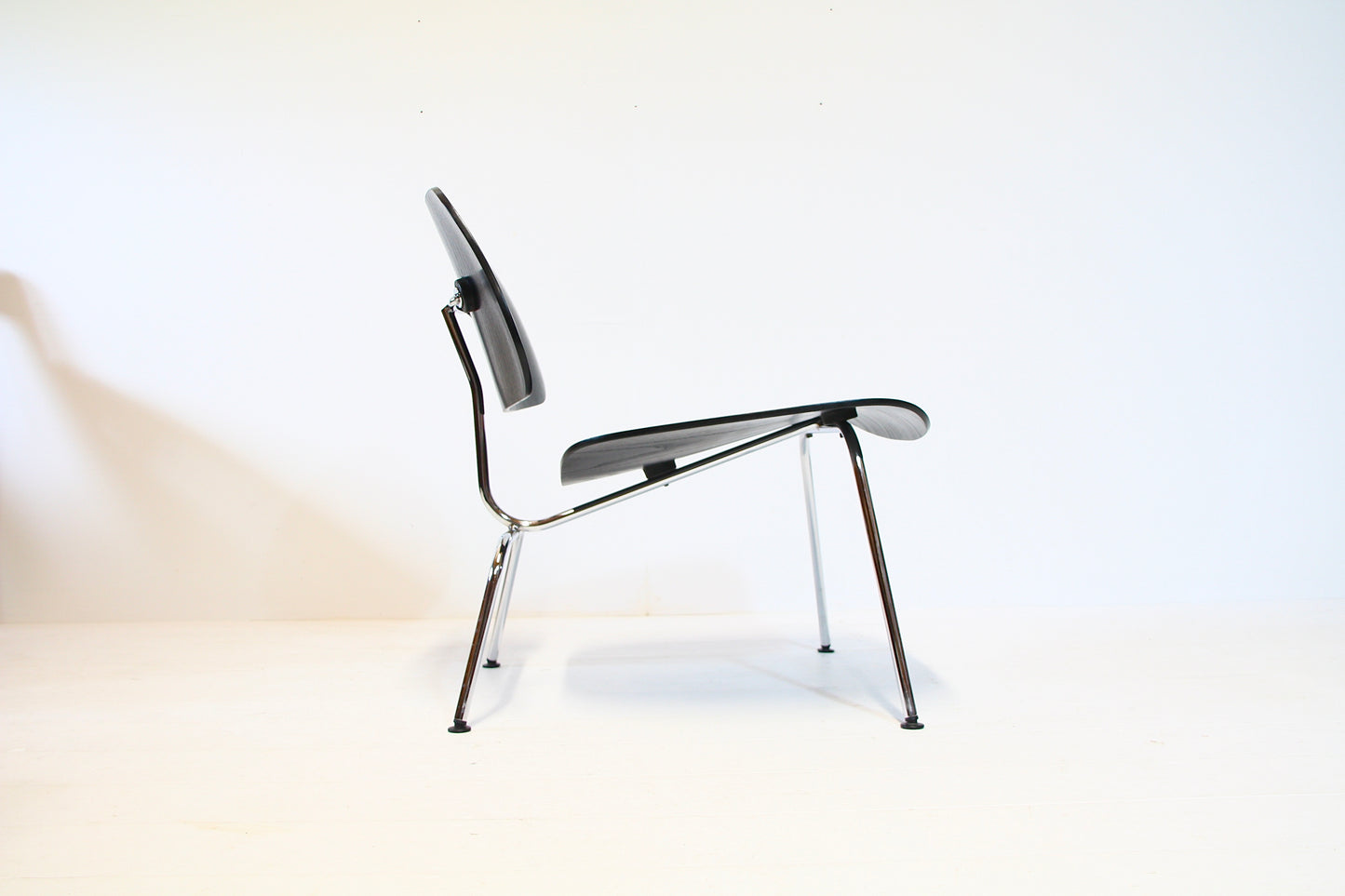 Eames LCM Lounge Chair in Black Ash & Chrome - Vitra