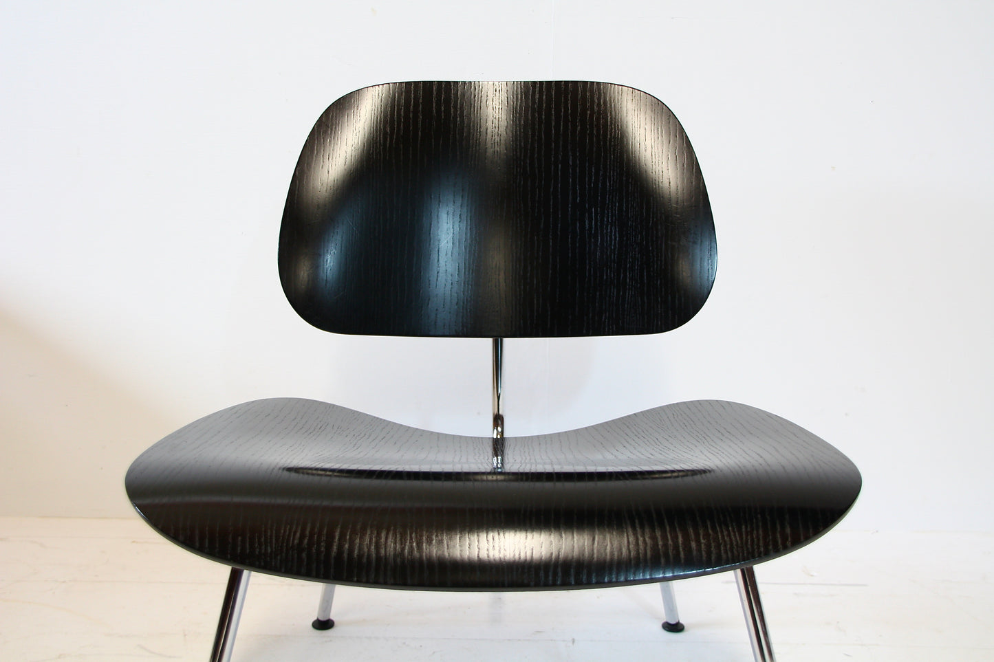 Eames LCM Lounge Chair in Black Ash & Chrome - Vitra