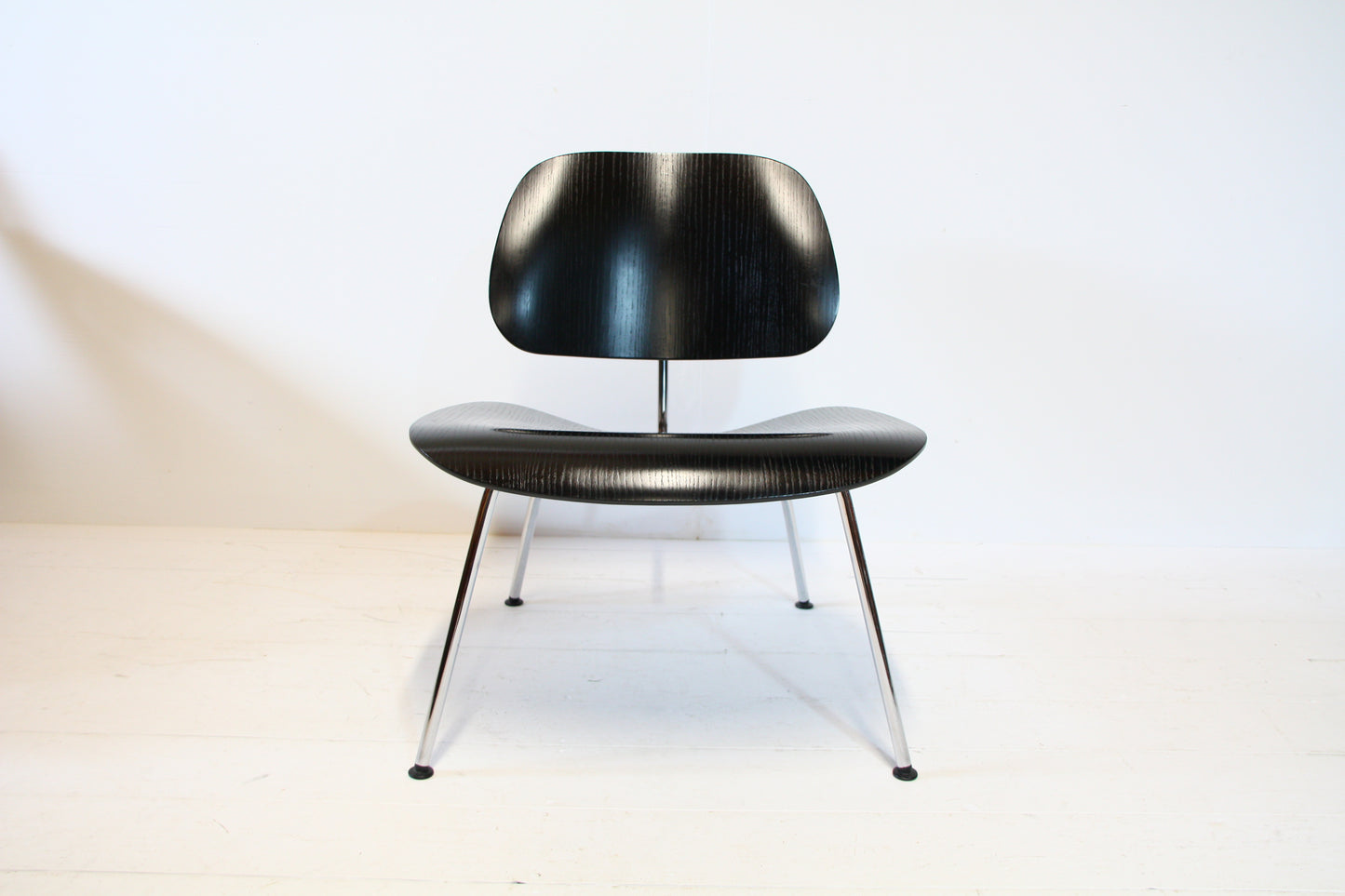 Eames LCM Lounge Chair in Black Ash & Chrome - Vitra